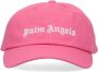 Palm Angels Roze Katoenen Baseballpet met Logo Borduursel Pink Heren - Thumbnail 1
