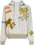 Palm Angels Hoodie met logoprint Beige - Thumbnail 2