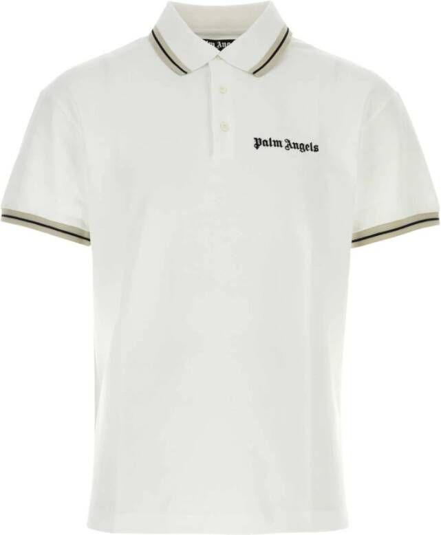 Palm Angels Polo Shirts Wit Heren