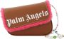 Palm Angels Bruine en witte Crash Bag PM Brown Dames - Thumbnail 1