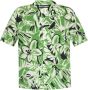 Palm Angels Groene Shirt Regular Fit Geschikt voor Warm Klimaat 100% Viscose Green Heren - Thumbnail 2