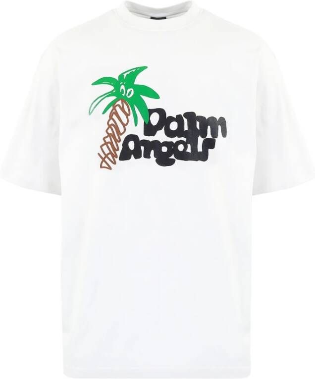 Palm Angels Sketchy Classic Tee Wit Heren