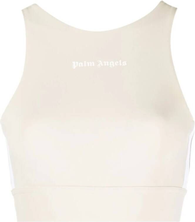 Palm Angels Sleeveless Tops Wit Dames