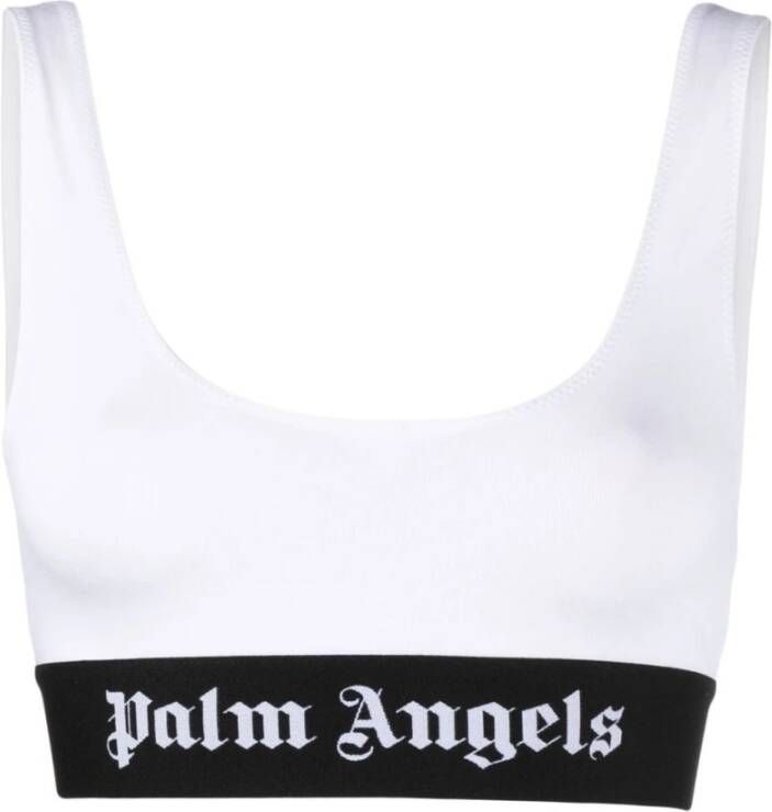 Palm Angels Sleeveless Tops Wit Dames
