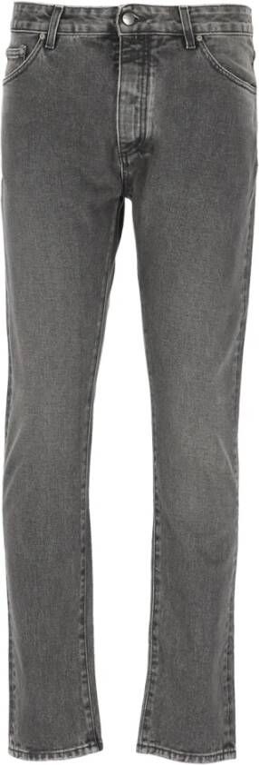 Palm Angels Slim Fit Zwarte Jeans Zwart Heren