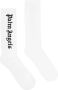Palm Angels Logo Intarsia Katoenen Sokken White Heren - Thumbnail 3