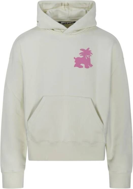 Palm Angels Stijlvol Comfort Sweatshirt Wit Heren