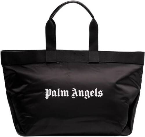 Palm Angels Stijlvolle Classic Logo Tote Bag Zwart Dames