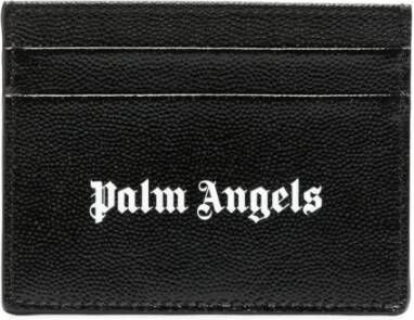 Palm Angels Stijlvolle Kaarthouder Portemonnee Zwart Heren