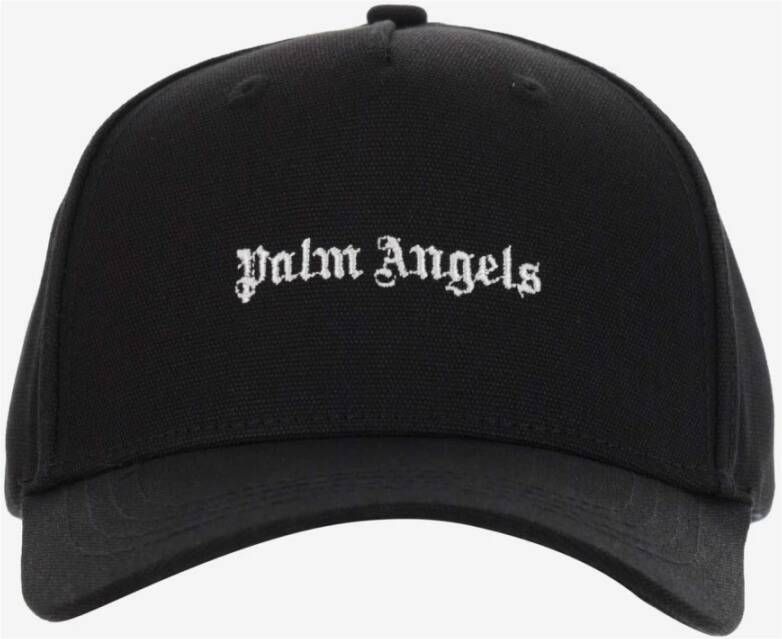 Palm Angels Baseball Logo Piccolo Cap voor Heren Zwart Heren