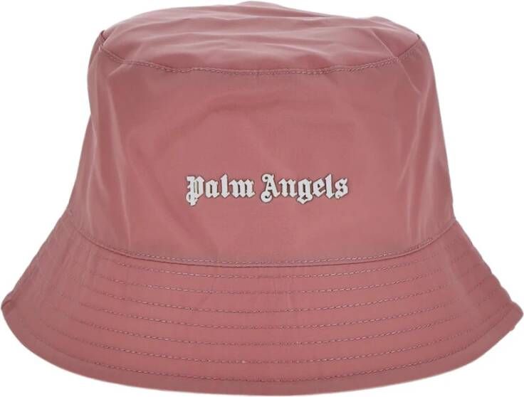 Palm Angels Stijlvolle Zonnebescherming Emmerhoed Roze Dames