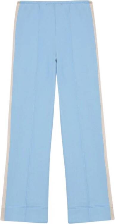 Palm Angels Straight Trousers Blauw Dames