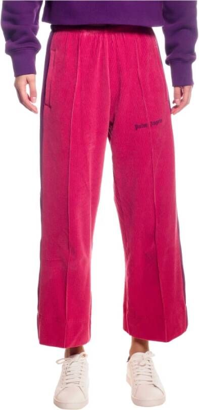 Palm Angels Straight Trousers Roze Dames