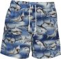 Palm Angels Haaien Zwemshorts Strandkleding voor Mannen Blauw Heren - Thumbnail 10