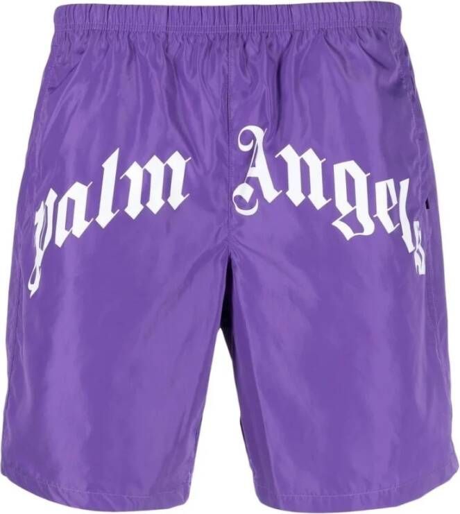 Palm Angels Strandkleding Paars Heren