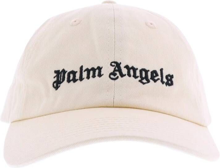 Palm Angels Heren Classic Logo Cap Off White Heren