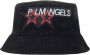 Palm Angels Streetwear Zwarte Bucket Hoed Zwart Heren - Thumbnail 1