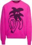 Palm Angels Roze Sweaters met Jimmy Intarsia Pink Heren - Thumbnail 1