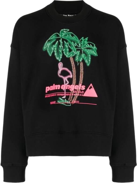 Palm Angels Katoenen Sweatshirt met Grafische Print Meerkleurig Heren