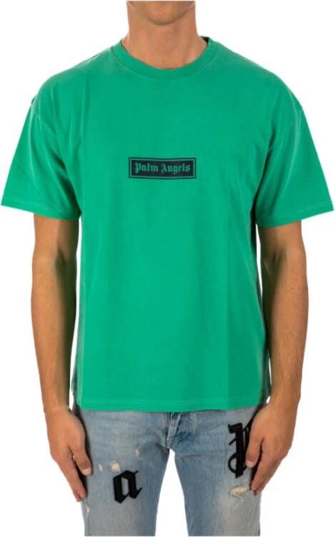 Palm Angels t-shirt groen zwart Groen Heren
