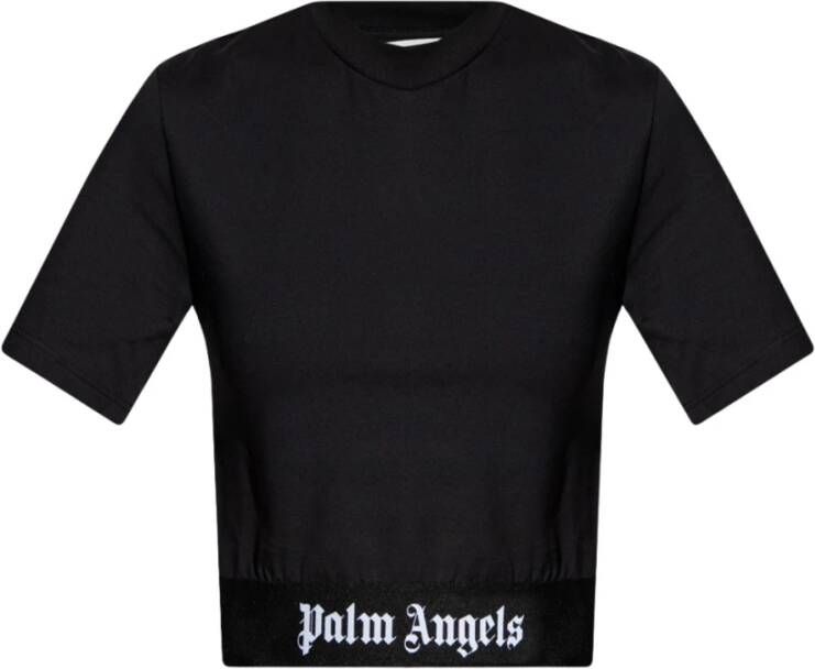 Palm Angels T-shirt Zwart Dames