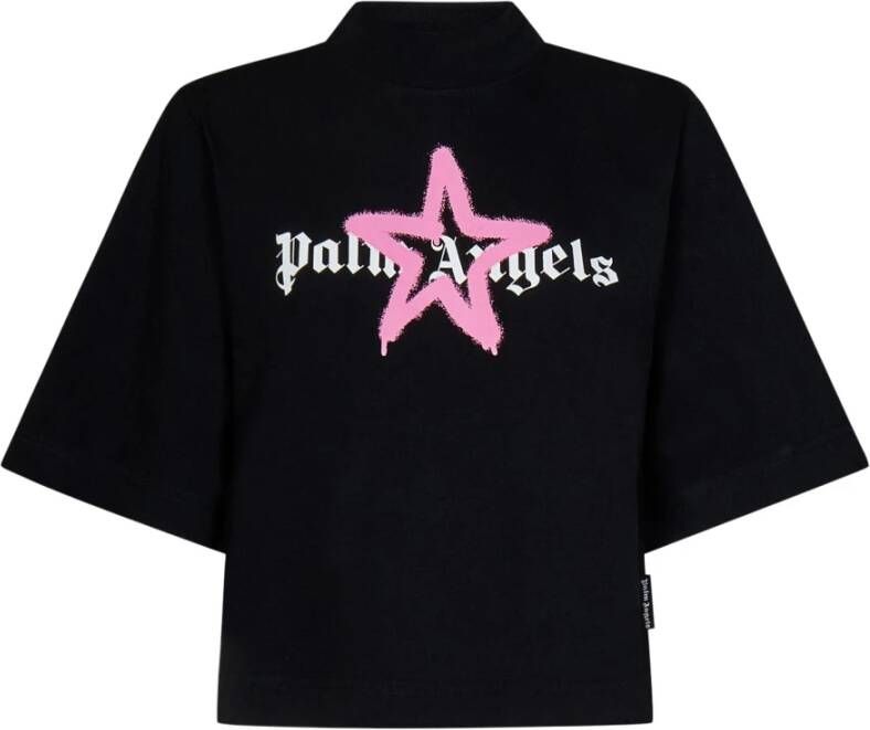 Palm Angels T-Shirt Zwart Dames
