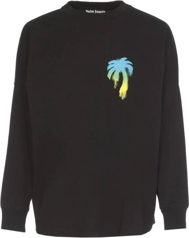 Palm Angels T-shirt Zwart Heren