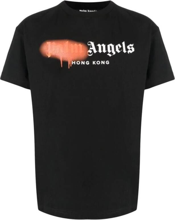 Palm Angels T-shirt Black Heren