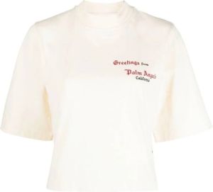 Palm Angels T-shirts and Polos Beige Dames