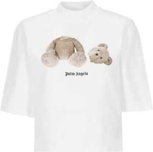 Palm Angels T-shirts and Polos Wit Dames