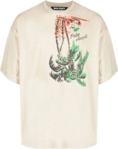 Palm Angels T-Shirts Beige Heren