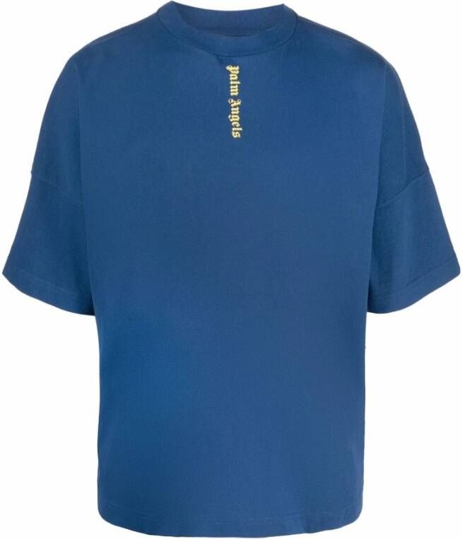 Palm Angels T-shirts Blauw Heren