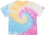 Palm Angels Kids T-shirt met tie-dye print Blauw - Thumbnail 1