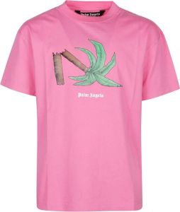 Palm Angels T-Shirts Roze Heren