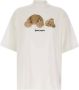 Palm Angels Bear Loose Tee Wit T-shirt White Dames - Thumbnail 1