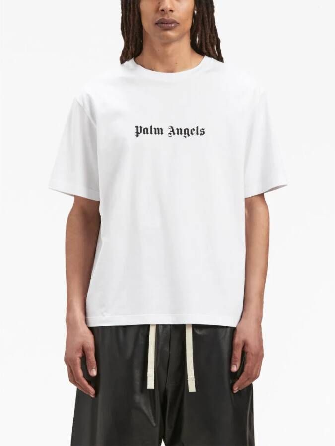 Palm Angels T-Shirts Wit Heren