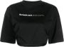 Palm Angels Zwarte T-shirts en Polos Black Dames - Thumbnail 1