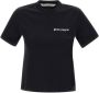Palm Angels Contrast Logo Katoenen T-shirt Black Dames - Thumbnail 1