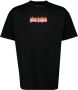 Palm Angels T-shirt met logoprint Zwart - Thumbnail 1