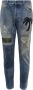 Palm Angels Jeans met patchwork Blauw - Thumbnail 2