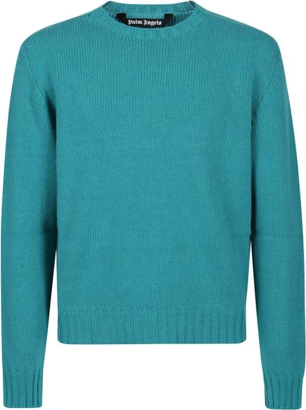 Palm Angels Truien met ronde hals Blauw Heren
