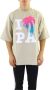 Palm Angels Upgrade je garderobe met dit hoogwaardige katoenen T-shirt Beige Heren - Thumbnail 1