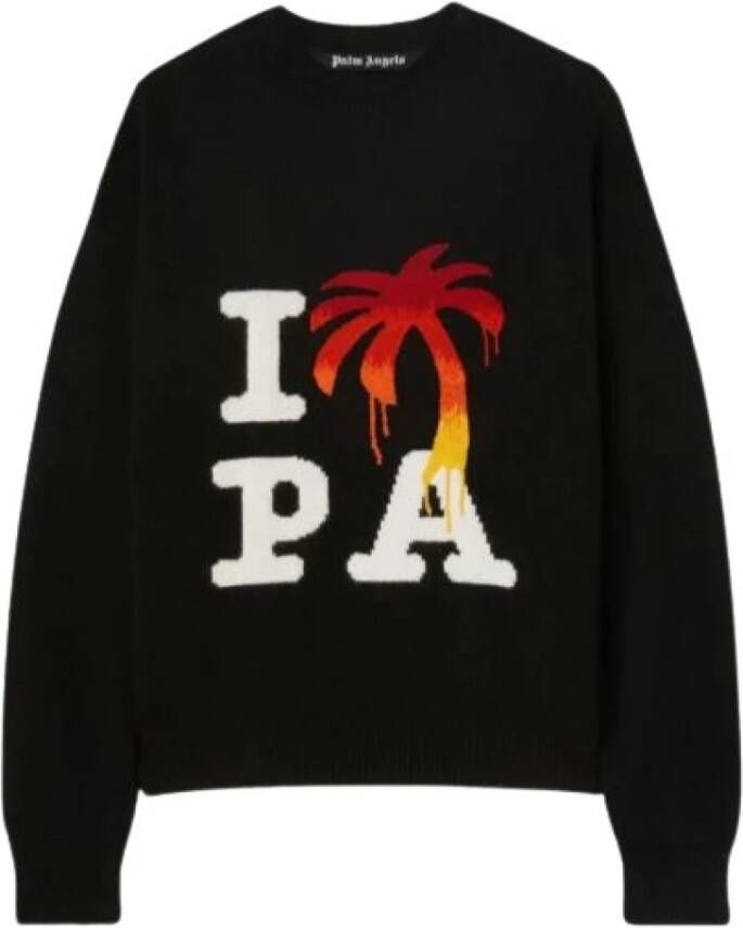 Palm Angels Upgrade je garderobe met stijlvolle sweatshirt Zwart Heren