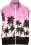Palm Angels Paarse Mouwloze Sweatshirt met Palmboomprint Purple Heren - Thumbnail 1