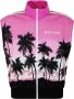 Palm Angels Paarse Mouwloze Sweatshirt met Palmboomprint Purple Heren - Thumbnail 1