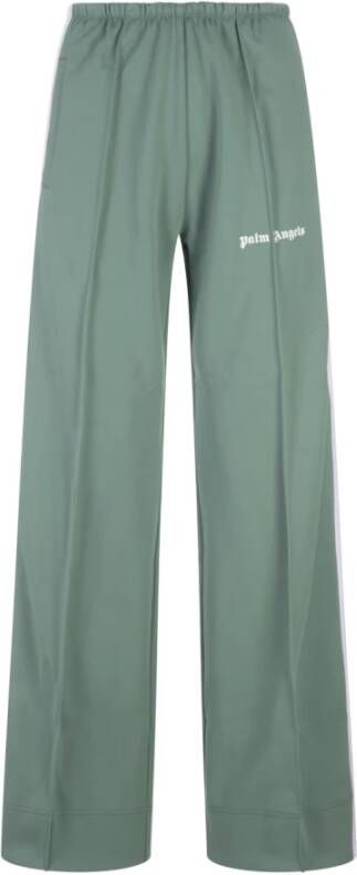 Palm Angels Wide Trousers Groen Dames