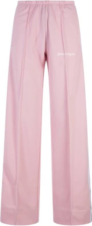 Palm Angels Wide Trousers Roze Dames