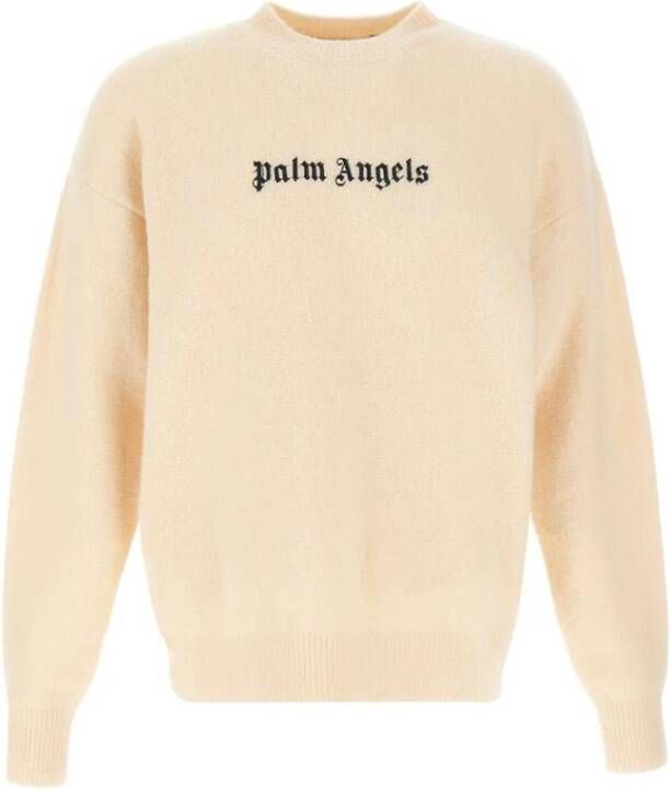 Palm Angels Witte Sweaters voor Heren Wit Heren