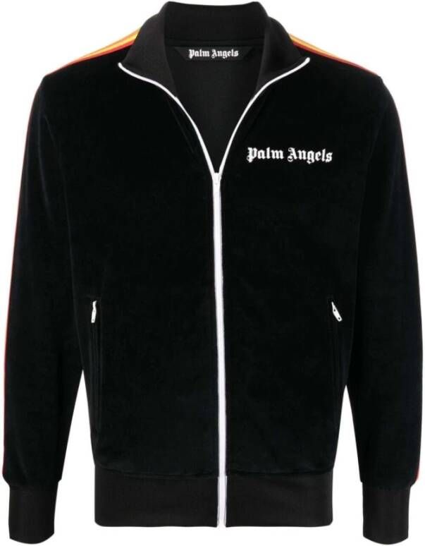 Palm Angels Zip-Through Sweatshirt voor Heren Zwart Heren