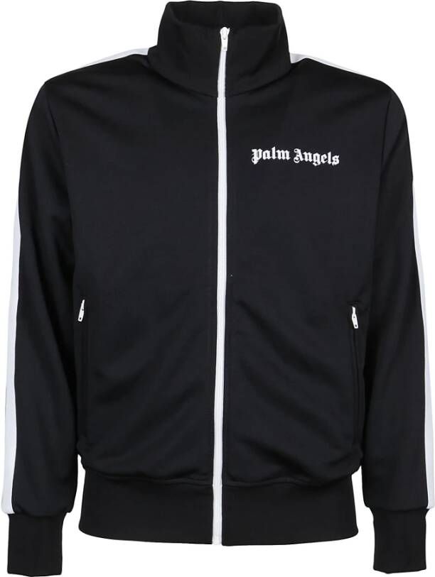 Palm Angels logo-print track jacket Zwart